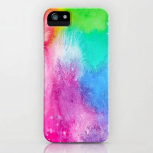 Rainbow Splash Cell Phone Case Product by Aliya Bora