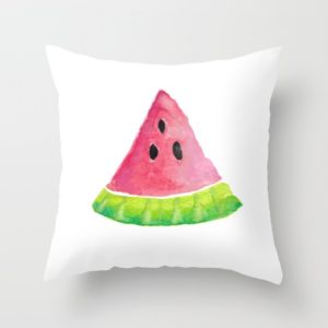 Watermelon Vibes Throw Pillow
