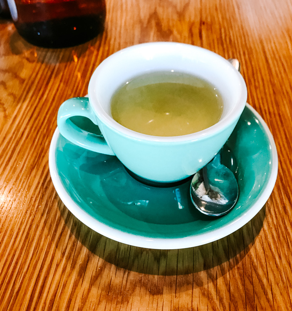 Tea Cup at Pawpaw Cafe in Brisbane, Australia.