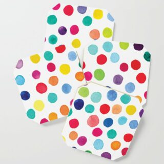 Color Pop Confetti Coaster Set