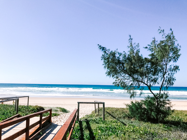 View of Mermaid Beach in Australia's Gold Coast