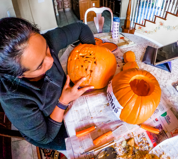 Halloween Pumpkin Carving Harry Potter Dobby & :umos Pumpkin