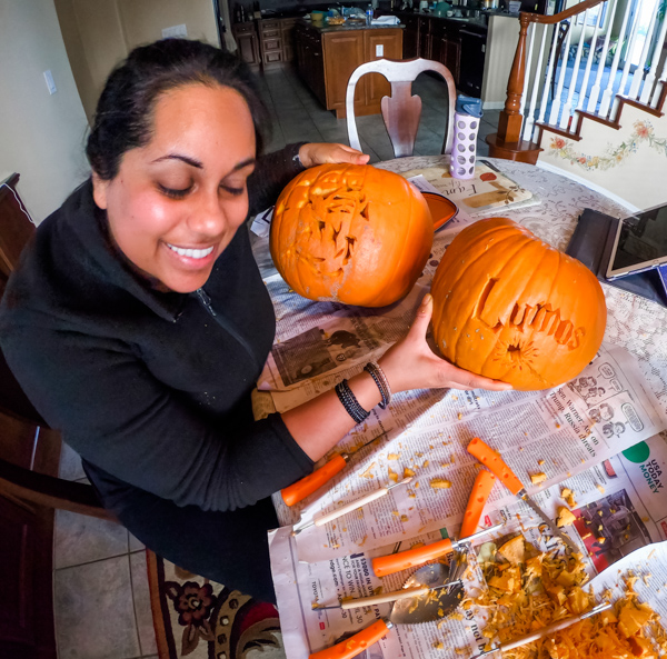Aliya Halloween Pumpkin Carving Harry Potter Dobby & Lumos Pumpkin